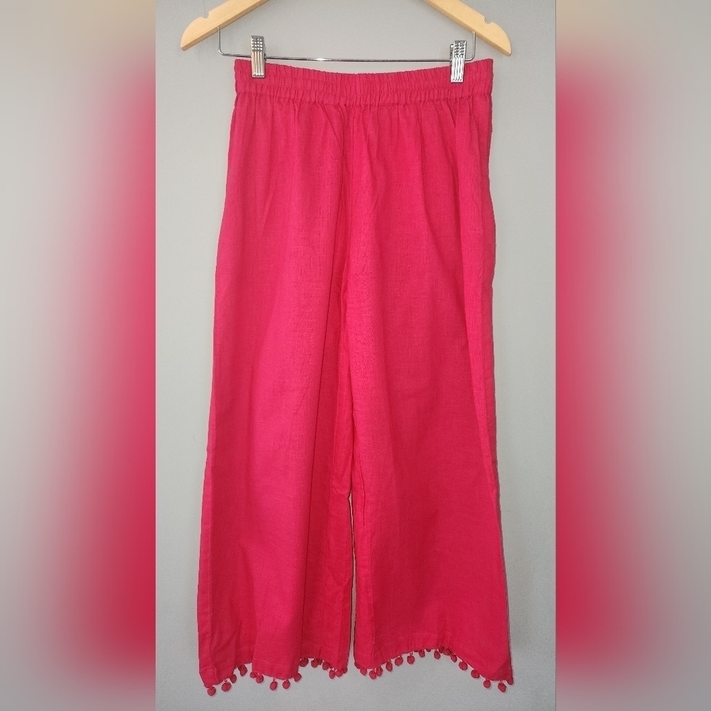 Wide Leg Cotton Pants sz SM/0-2